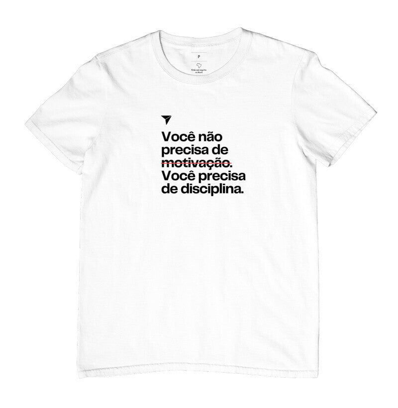 Camiseta Regular #4 Disciplina - DROP