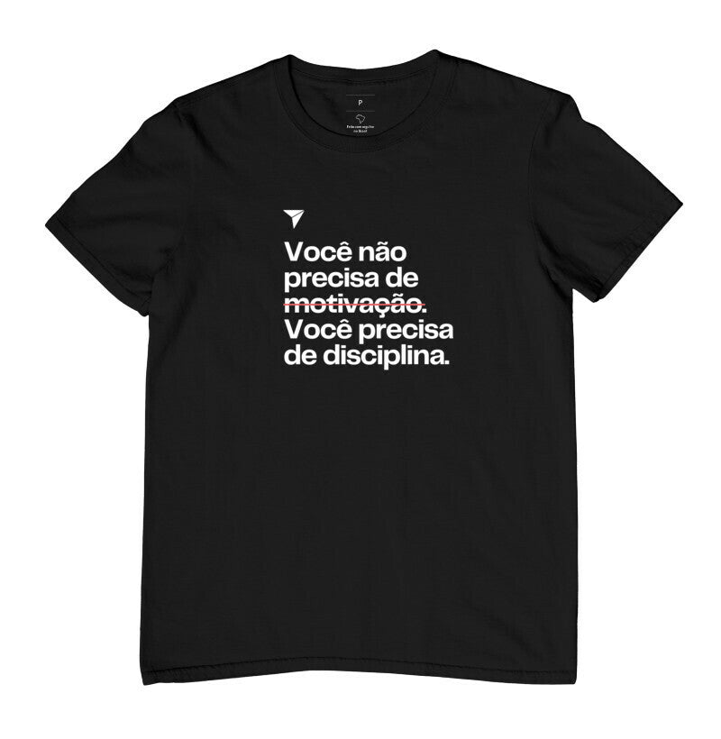 Camiseta Regular #4 Disciplina - DROP