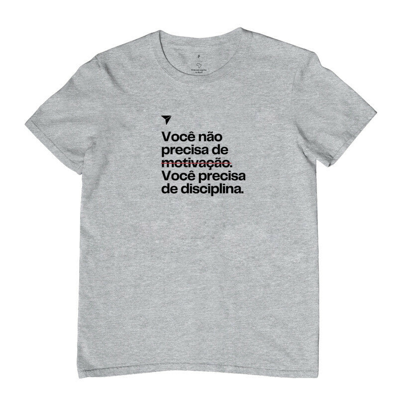 Camiseta Regular #4 Disciplina - DROP