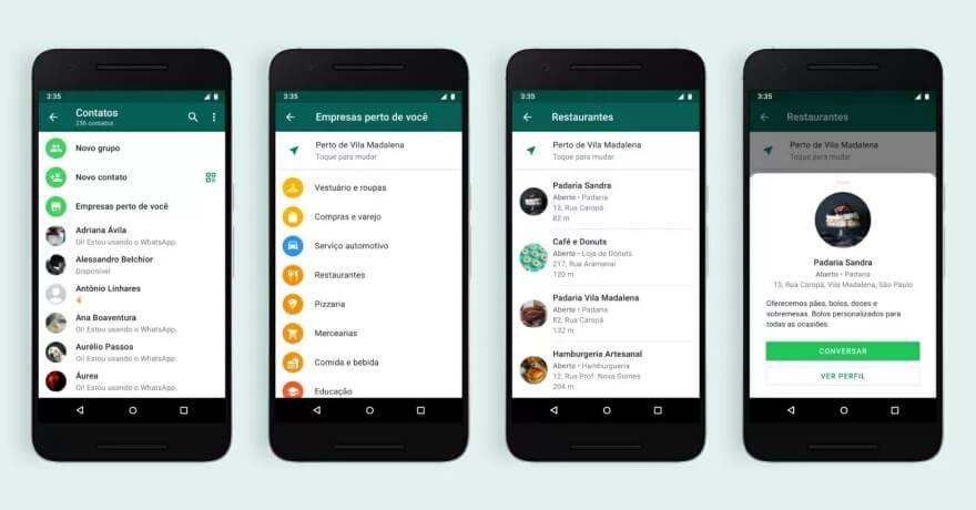WhatsApp testa serviço que mostra negócios por perto em São Paulo - H.Pro