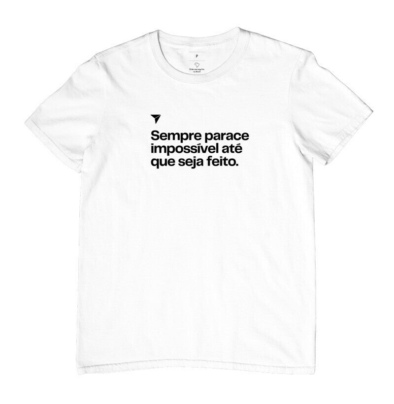 Camiseta #6 Seja feito - DROP