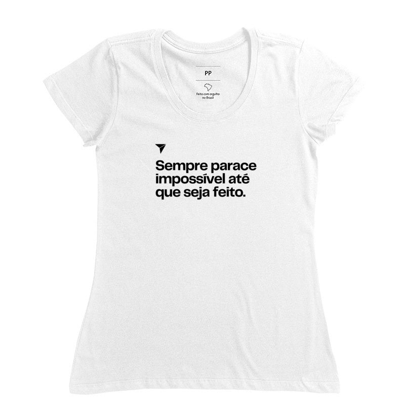 Camiseta #6 Seja feito - DROP