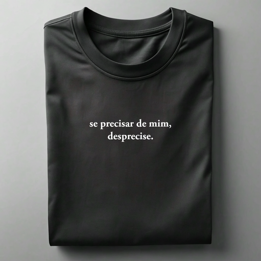 Camiseta Regular Frase Sincerão #9