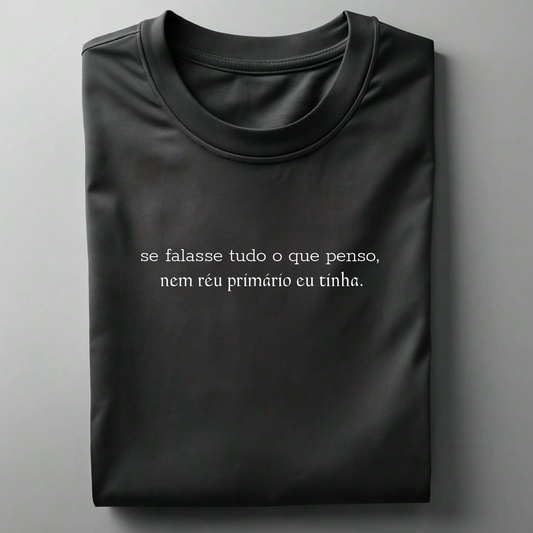 Camiseta Regular Frase Sincerão #11