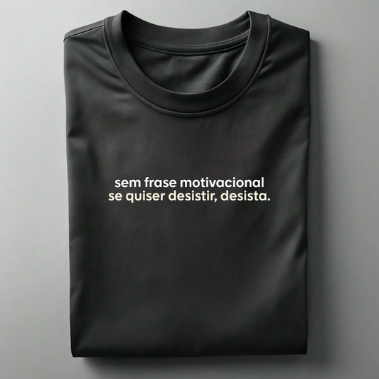 Camiseta Regular Frase Sincerão #7