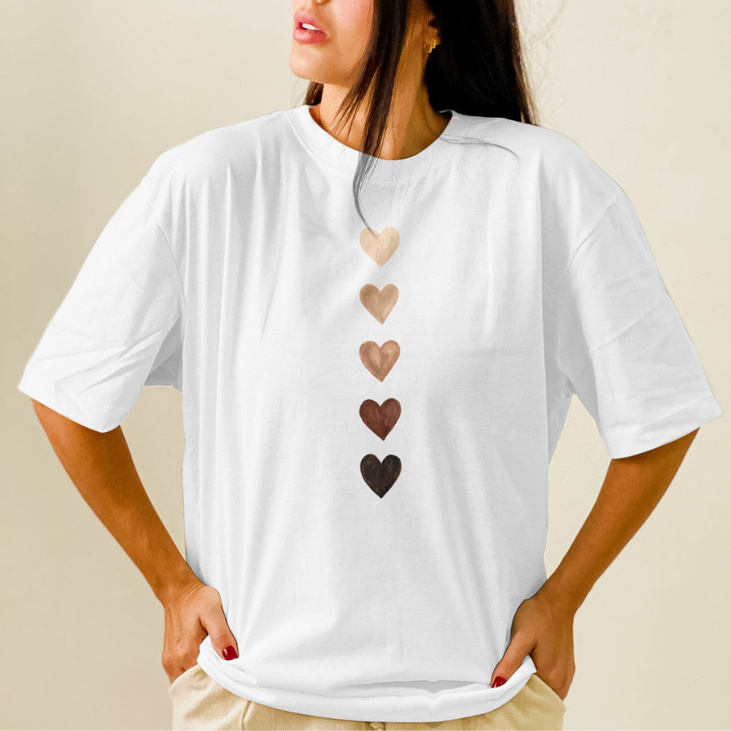 Camiseta Regular Coração#1 - DROP