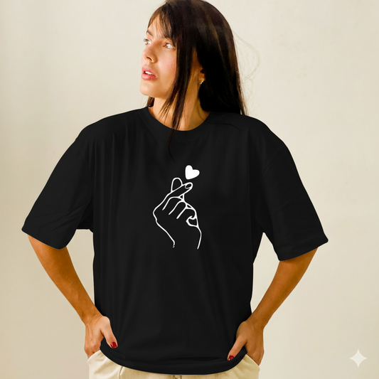 Camiseta Regular Coração#2 - DROP