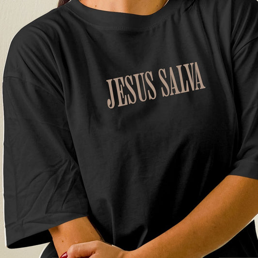 Camiseta Regular JESUS SALVA  - DROP