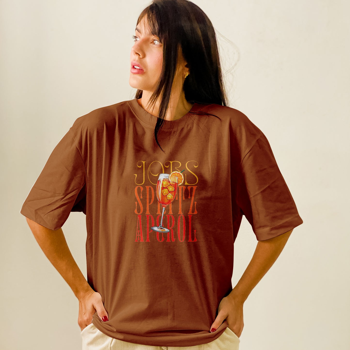 Camiseta Oversized T-Shirt Aperol