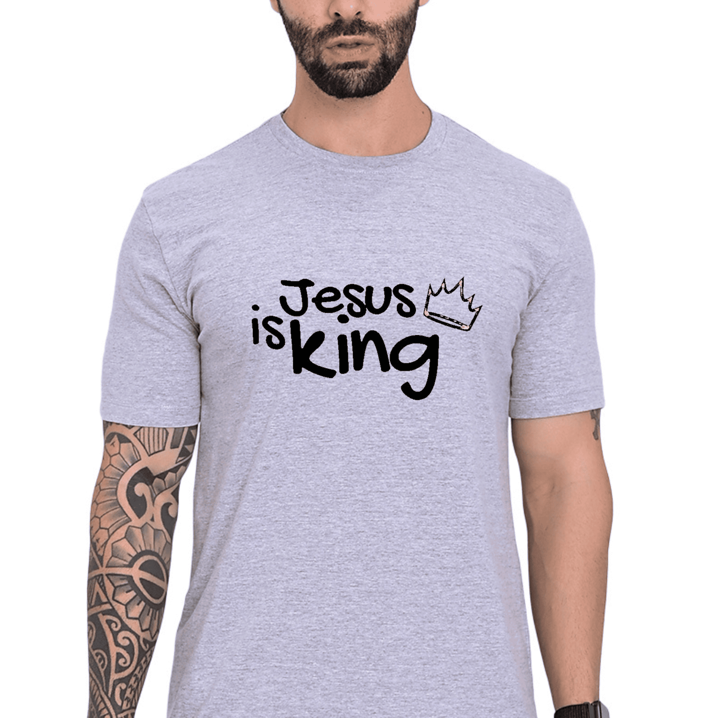 Camiseta Regular Jesus Is King