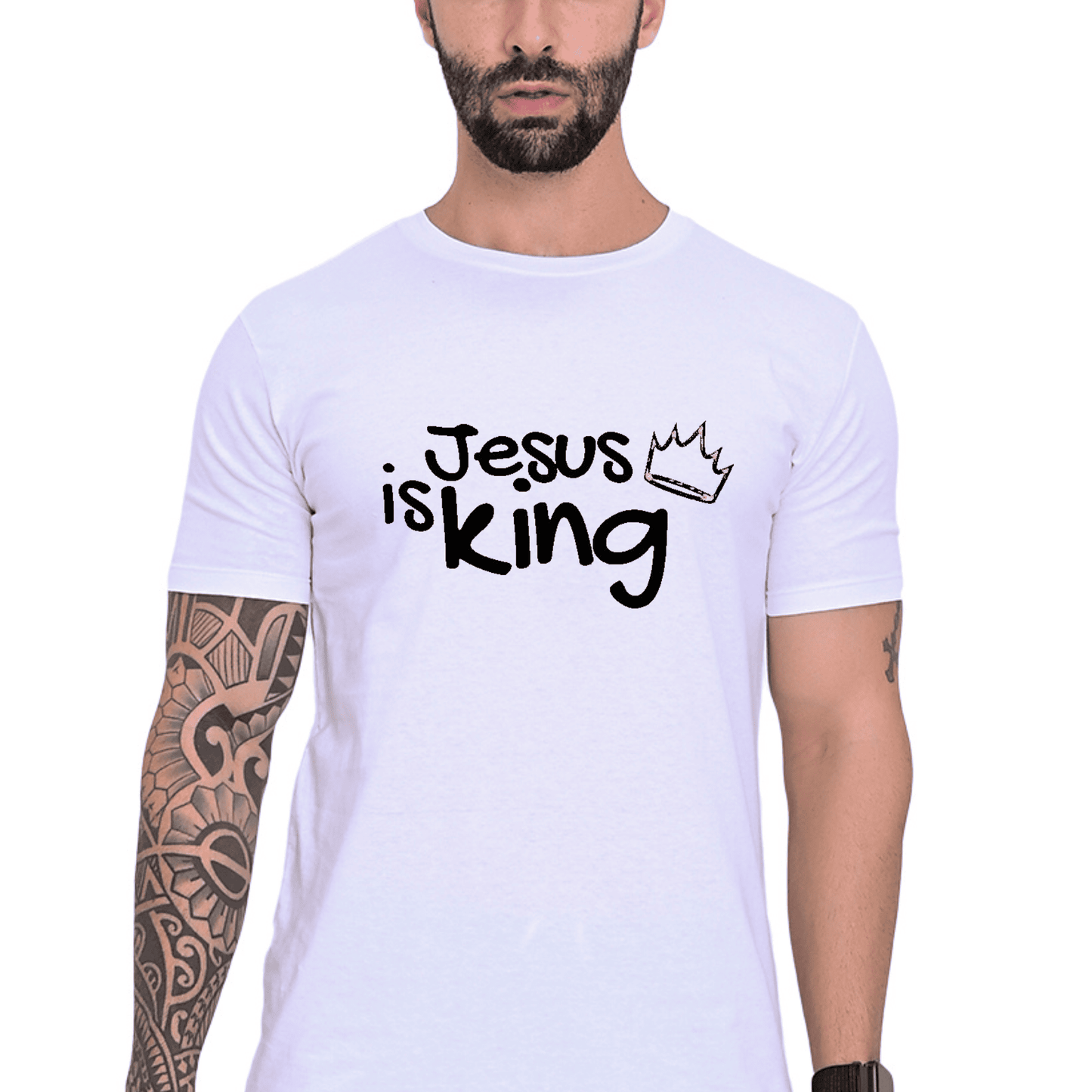 Camiseta Regular Jesus Is King
