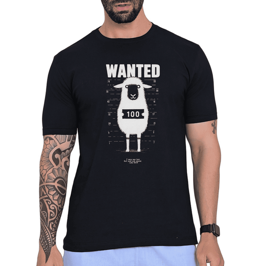 Camiseta Regular Ovelha Wanted